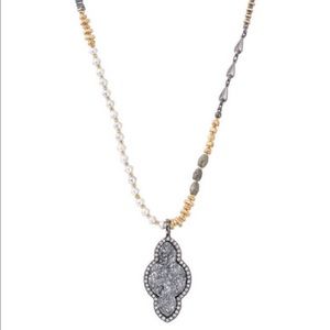 NEW Stella & Dot Relic Pendant Necklace- Druzzy